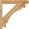 Ekena Millwork Merced Craftsman Rough Sawn Outlooker, Western Red Cedar, 6"W x 32"D x 32"H OUT06X32X32MRC04RWR - alternate 2